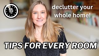 MASSIVE HOME DECLUTTER: PRACTICAL DECLUTTERING TIPS FOR EVERY ROOM (55 mins of tips)