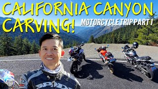 California Canyon Motorcycle Road Trip - Part 1 | Best Roads in Northern California