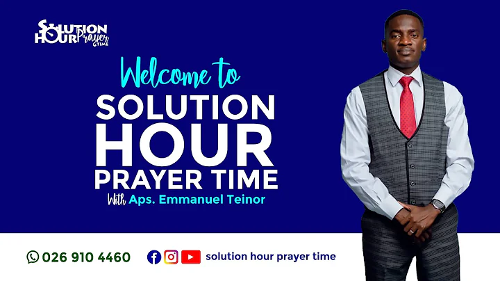 SOLUTION HOUR ENCOUNTER | FRIDAY  16TH DECEMBER. 2...