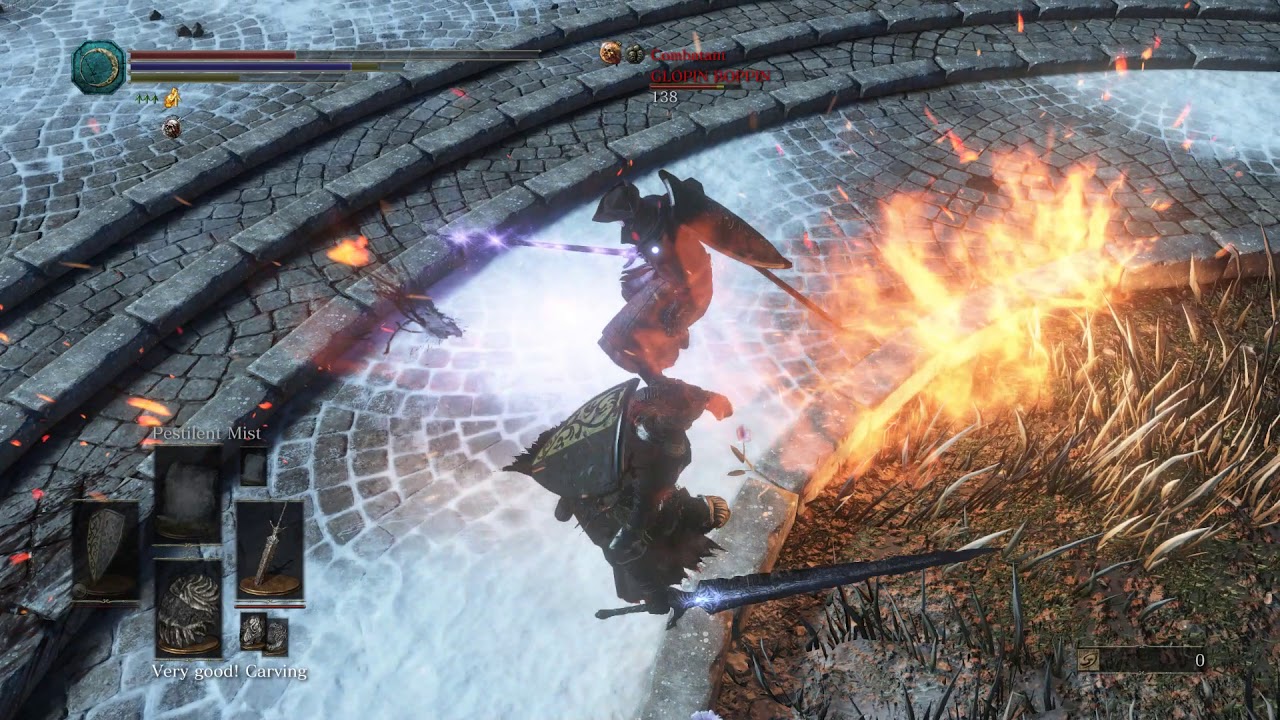 Duel 1 Sneaky Statue Man [Dark Souls III] YouTube