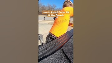 How to install gutter RX, Shur Flo, Bulldog, A-M Gutter guards on a 5" K-Style gutter