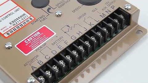 ESD5500E Speed Controller for Generator Genset
