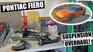 Cleaning and Rebuilding 37 Year Old Suspension  Abandoned 1986 Fiero GT! More 3800 Swap Work!