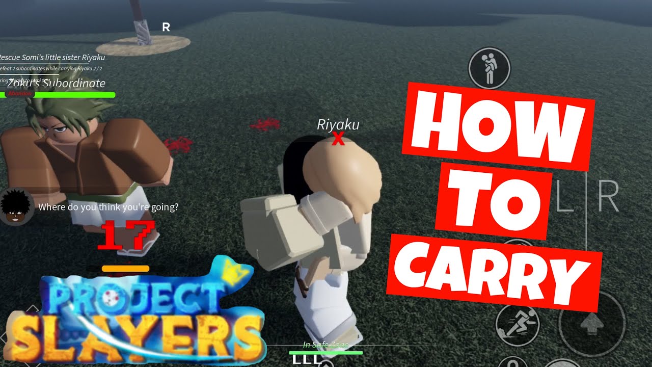 Roblox: How To Carry In Project Slayers