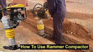 How To Use Rammer Compactor | Use A Jumping Jack Compactor | Rammer Compactor and How Does It Work