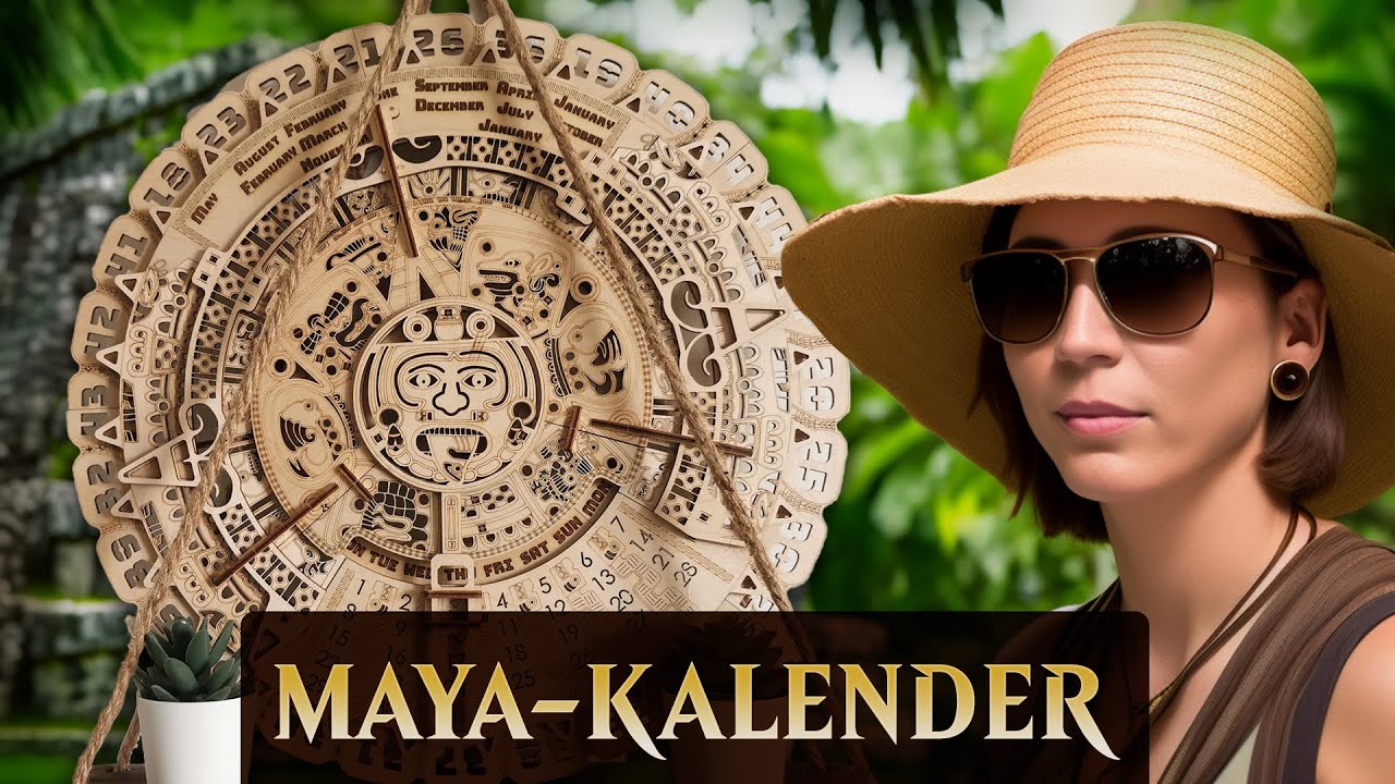 Das Ende ist nah: Holzkalender-Zusammenbau mit Ergebnis  Maya-Kalender