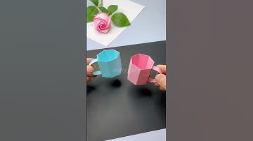 Hướng dẫn làm cốc giấy 🥤
