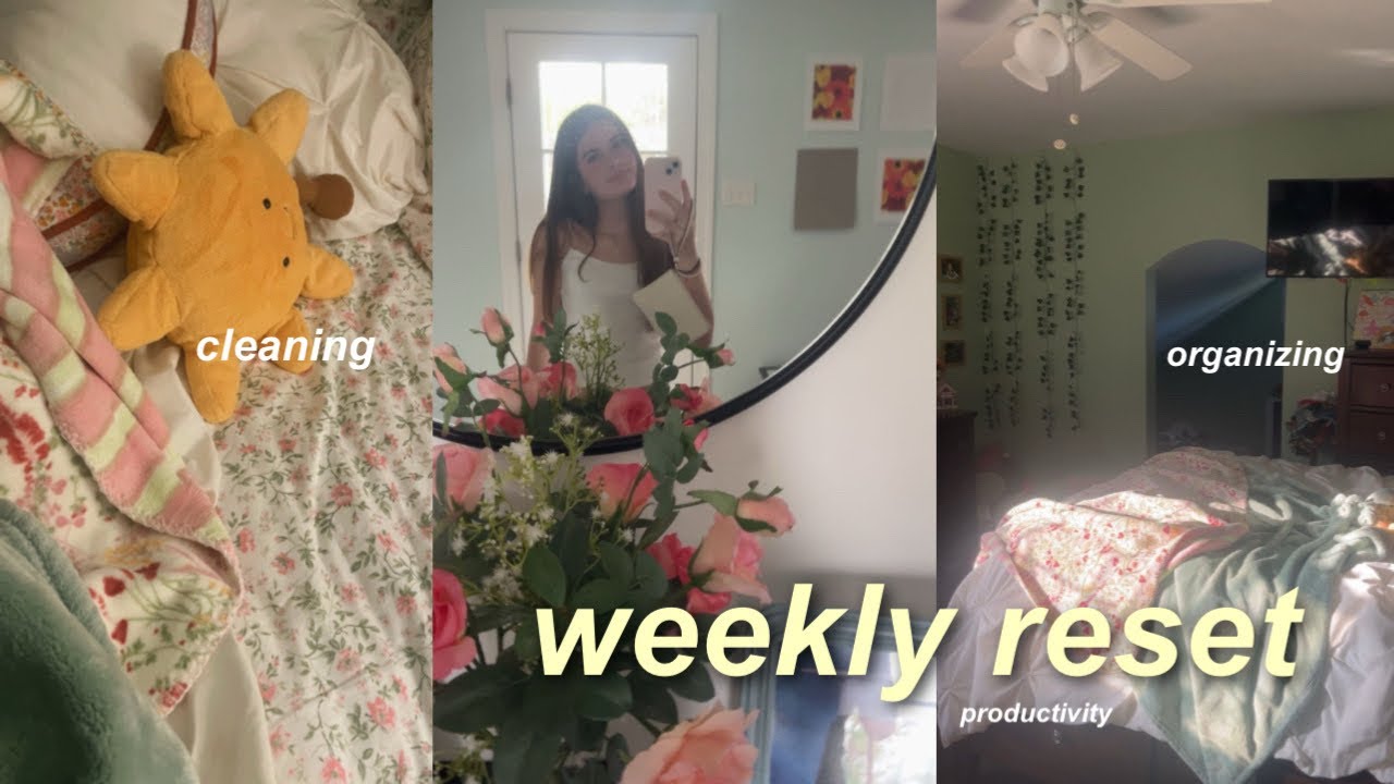 Weekly Reset 🛁💐 | productivity, working out, reading, + more