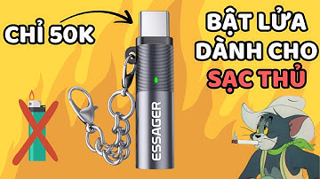 "Bật Lửa" Dành Cho Sạc Thủ | Review Bật Lửa Type-C ESSAGER - Chỉ 50K Mà Vui Phết Anh Em Ạ