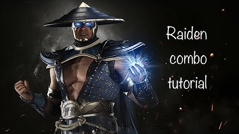 Injustice 2 RAIDEN COMBOS - RAIDEN BEGINNER COMBO TUTORIAL