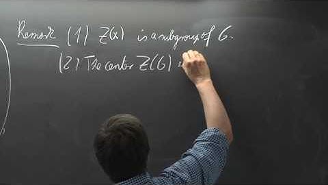 Abstract Algebra - Lothar Göttsche - Lecture 05