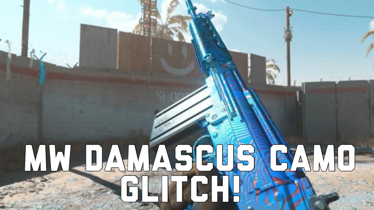 *NEW* MW DAMASCUS CAMO GLITCH! UNLOCK DAMASCUS CAMO NOW! YouTube