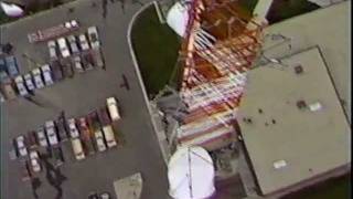 Helicopter Antenna Lift Cablenet Mt. Prospect 1983 Part 1