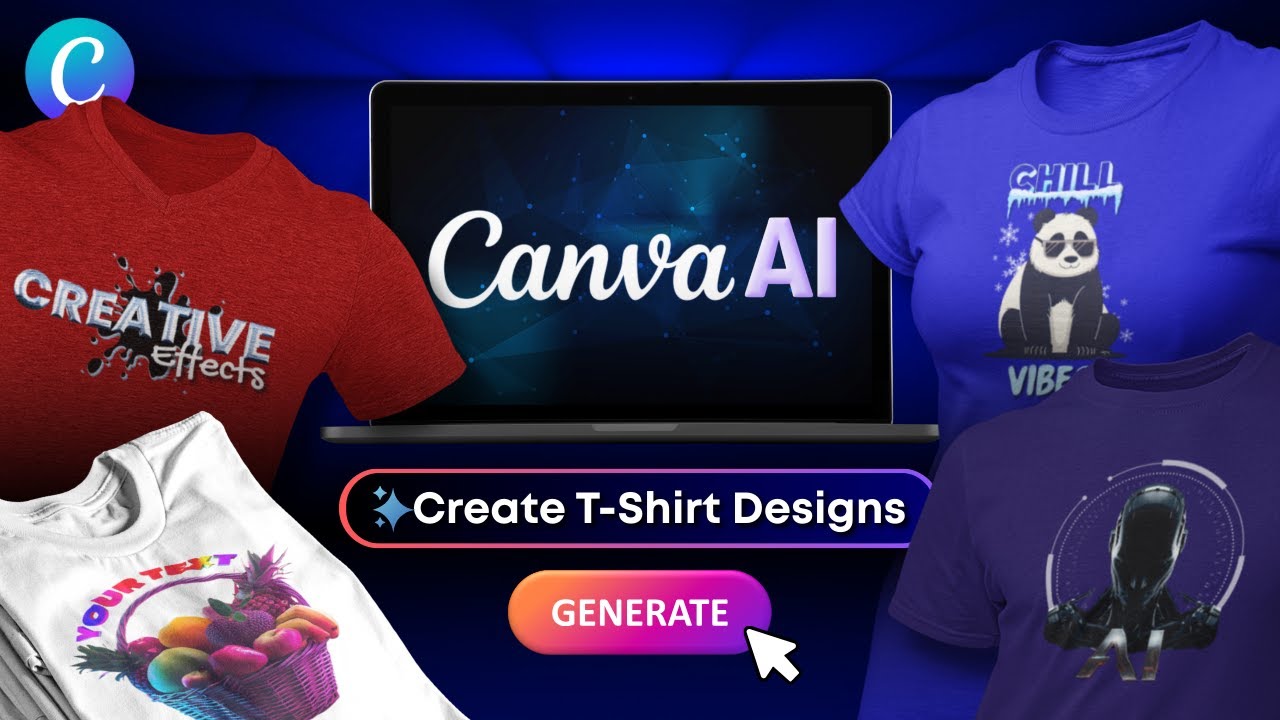 Create T-Shirt Designs FAST with Canva AI Tools! - YouTube