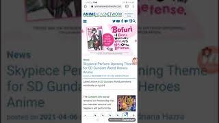 Skypiece Perform Opening Theme For Sd Gundam World Heroes Anime