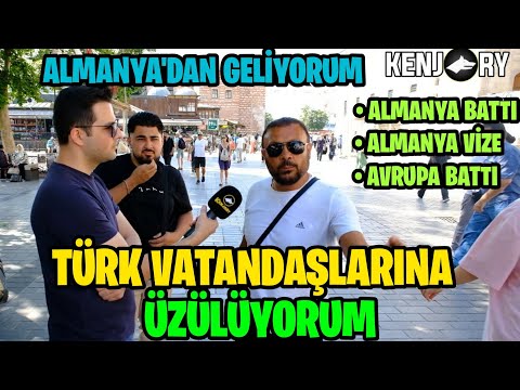 ƏGƏR AVROPA YAXŞI DEYİLSƏ, TÜRKİYƏYƏ QAYIDIN | KÜÇƏ MÜSAHİBƏLƏRİ