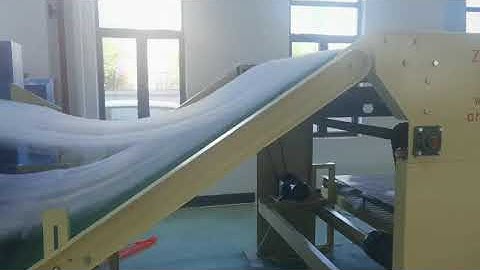 HFJ-88 Soft fiber quilt comforter blanket wadding production line