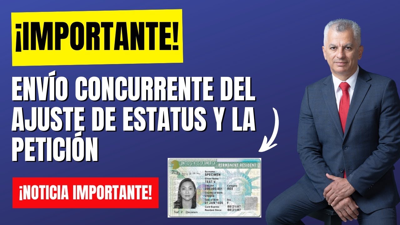¡IMPORTANTE! ENVÍO CONCURRENTE DEL AJUSTE DE ESTATUS Y LA PETICIÓN