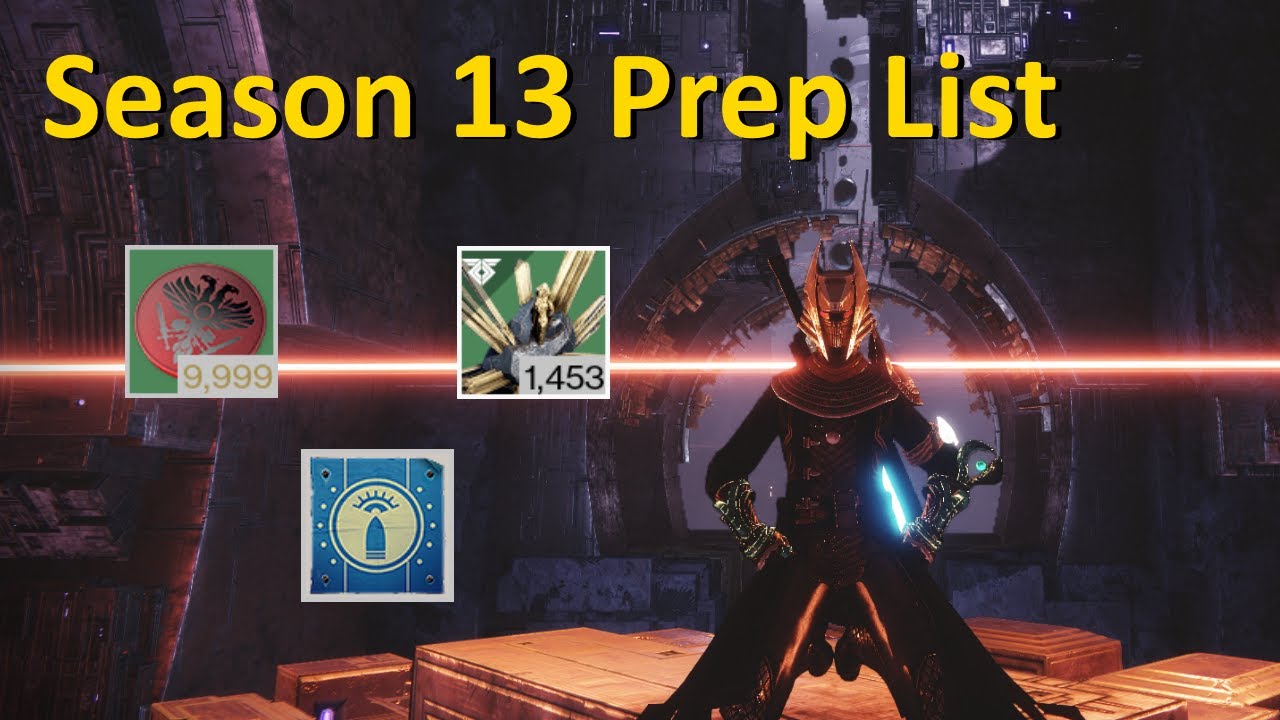 What to do Before Season 13 in Destiny 2