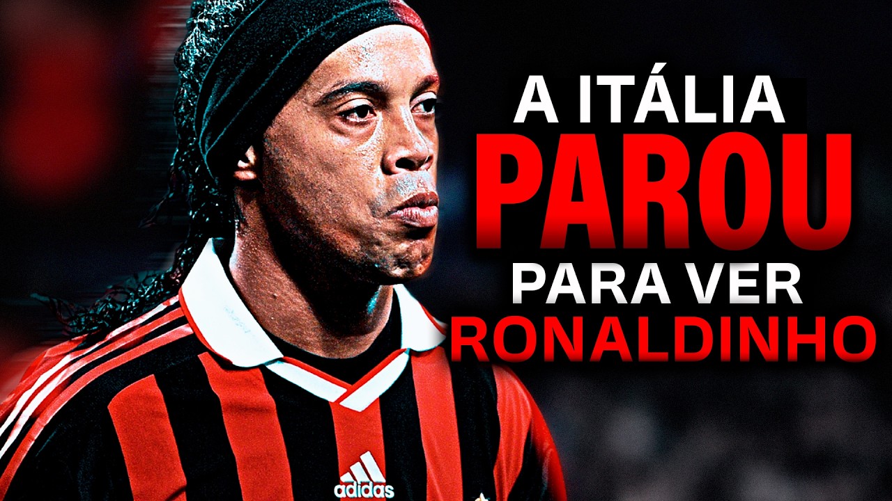 O MUNDO NUNCA Irá ESQUECER A MAGIA de RONALDINHO no Milan