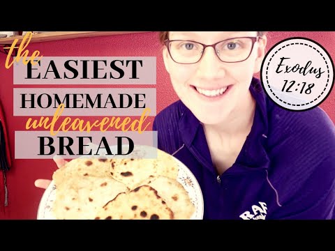 How to Make THE BEST 3 Ingredient, Pan-Fried Unleavened Bread (Matzah) for Passover 2019