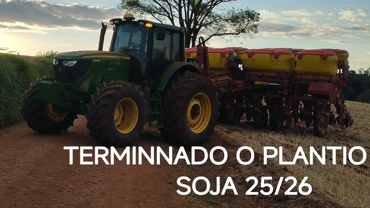 Finalizando o plantio da soja 25/26 após de mais de 20 dias sem chuva !!! EP 56