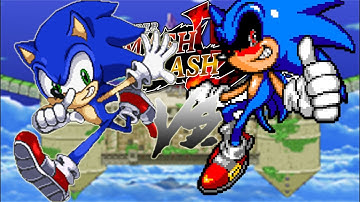 SONIC VS SONIC.EXE MOD. (CPU) | SSF2 v0.9b - Serie De Mods