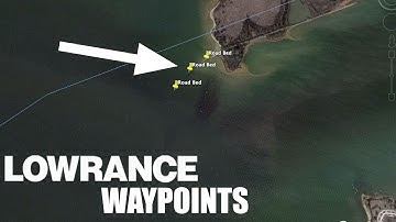 Set WAYPOINTS on Lowrance Units w/ google earth!