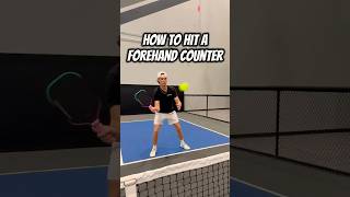 THE BEST TIPS FOR THE FOREHAND COUNTER IN PICKLEBALL🔥💪 #pickleballtips #pickleball #propickleball