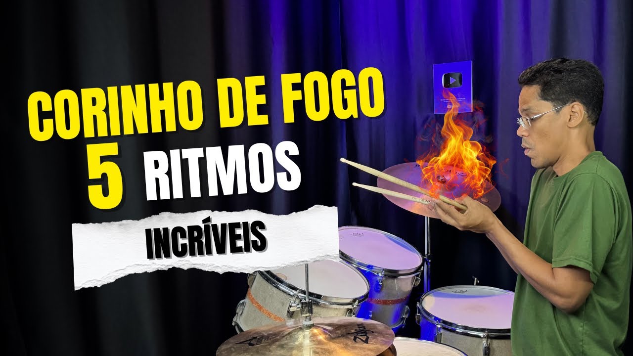 5 RITMOS PODEROSOS para CORINHO DE FOGO na BATERIA 🔥🥁