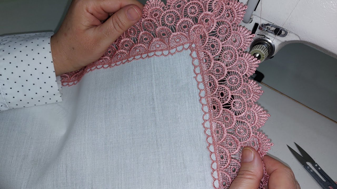 Comment utiliser la dentelle pour les débutants - كيفية إستعمال الدونتيل للمبتدئين