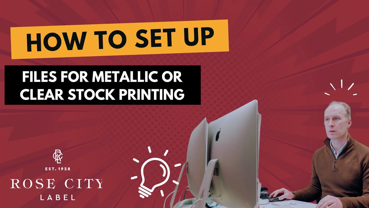 How to Set Up Print Files for Metallic or Clear Stock | White Ink Explained