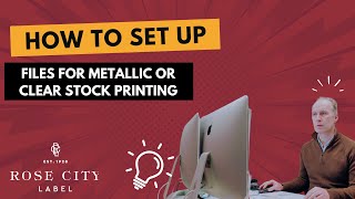 How to Set Up Print Files for Metallic or Clear Stock | White Ink Explained