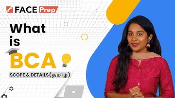 What is BCA? | Scope & Details | Opportunities after 12th | Degree Guidance | Tamil