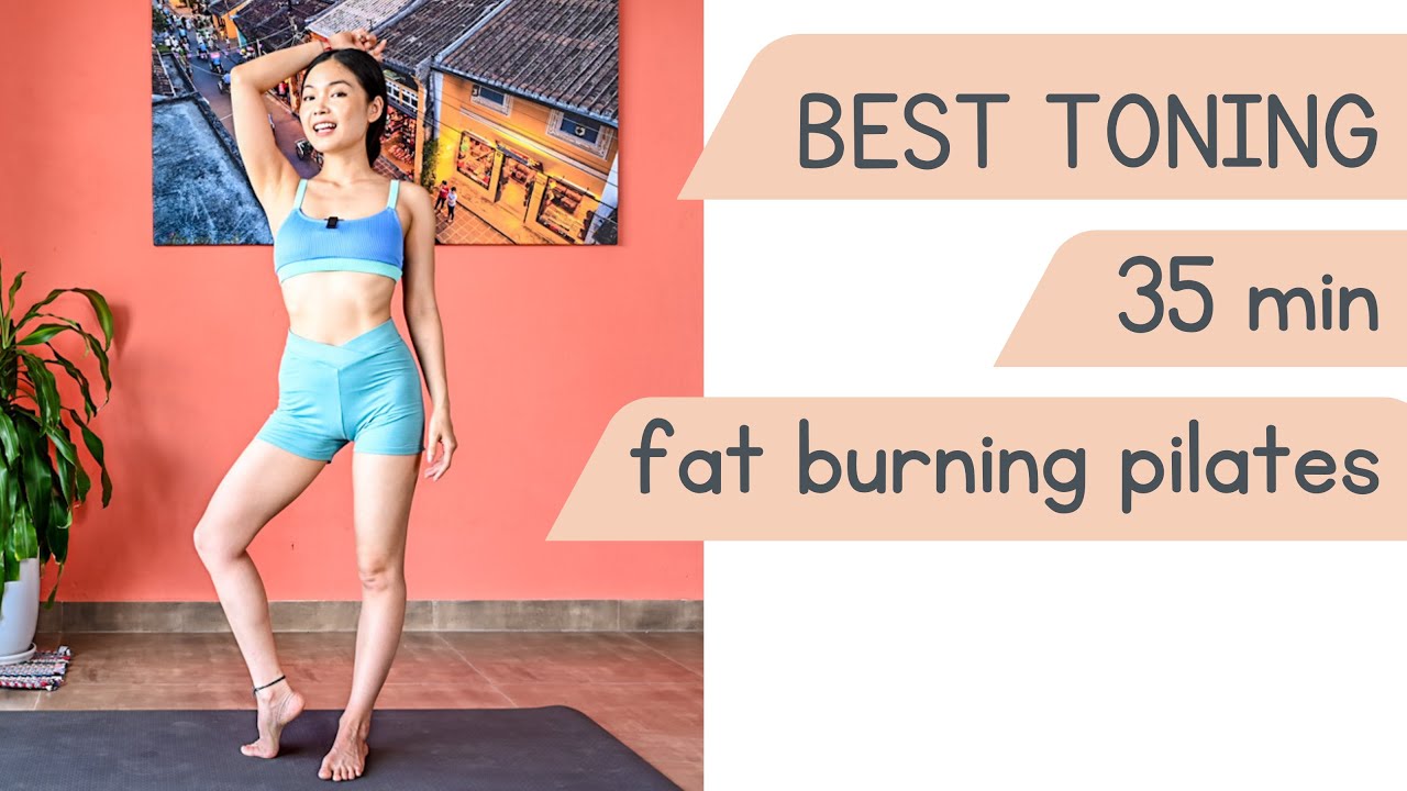 30 MIN FAT BURNING PILATES WORKOUT At Home Pilates for Weight Loss