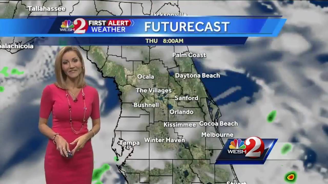 Warm & humid with showers & storms Thursday - YouTube