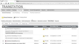 MP4 Conversion in Adobe Connect