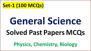 General Science Solved Past Papers MCQs Set 1 | MDCAT important MCQs | Biology, Physics, Chemistry screenshot 4