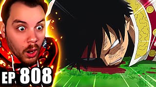 One Piece Episode 808 REACTION | A Heartbreaking Duel! Luffy vs Sanji! Part 2