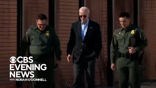 Biden makes first trip to U.S.-Mexico border