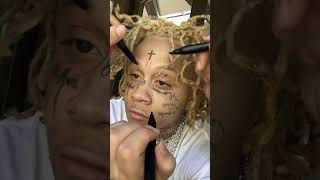 Trippie Redd Teasing New Face Tattoos After Having A Baby With Coi Leray