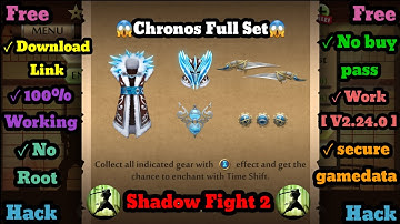 || Shadow Fight 2 Hacking | How To Get "Chronos Set - Time Shift" For Free | In SF2 ( V2.36.0) || #8