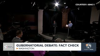 Gubernatorial debate: fact check