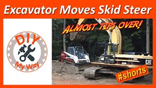 Big Excavator Moving Skid Steer Almost Tips Over (#123) #shorts
The operator of this excavator is about to push over a very large tree, but first he has to move a skid steer out of the way of where the tree will be pushed. The excavator starts to tip over near the end of the operation.
Link to full video, including the excavator pushing over a very large tree:
https://youtu.be/LXfAvqBdOss
Visit DIYMyWay.net: https://diymyway.net/
Follow Me on Twitter: https://twitter.com/diymyway
#DIY #RuralLiving #shorts Big Excavator Moving Skid Steer Almost Tips Over (#123) #shorts