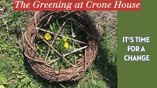 ALTAR TOUR: Im changing our altar for Imbolc to reflect the light.