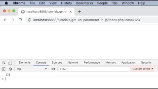 How to get URL query parameter value in Javascript | PHP & Javascript