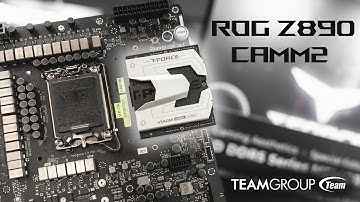 I found a PROTOTYPE ROG CAMM2 Board! - TEAMGROUP Computex 2025