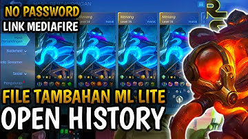 Data Open History Hasil Pertandingan Patch Project Next | Data Tambahan Ml Lite