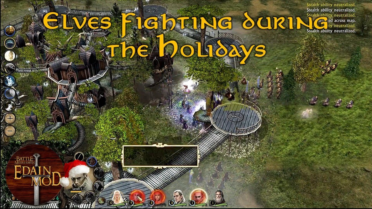 A battle of Elves on the Fords of Isen | Edain Mod 4.8.3