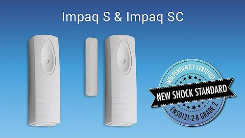How to install the Texecom Impaq S wired shock sensor/Impaq SC wired shock sensor with contact.